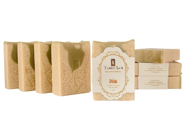 Tamed Lux Honey & Oats With Rice Milk Bar Soap