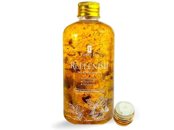 Taemed Lux Replenish Glow Face and Body Oil with Rosehip and Chamomile