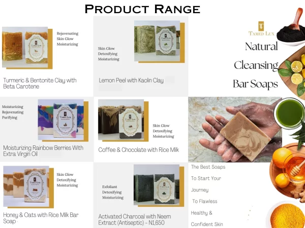 Tamed Lux Natural Bar Soaps