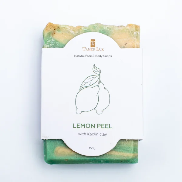 Lemon Peel with Kaolin Clay Bar Soap